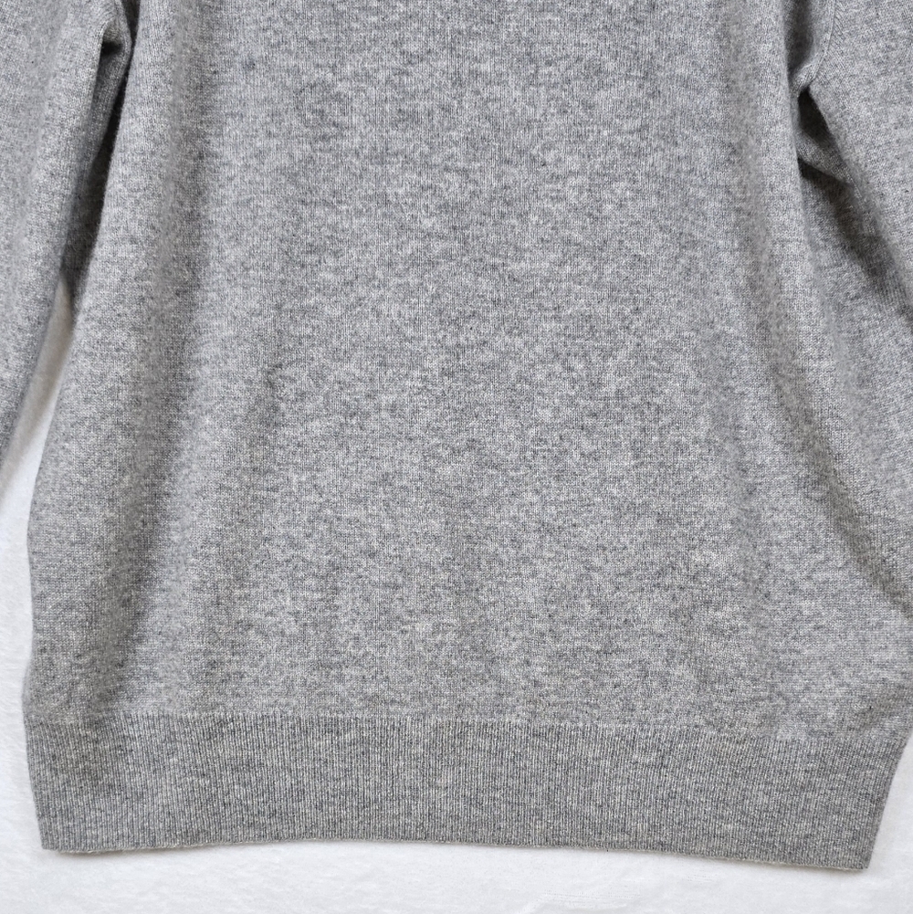 Polo Ralph Lauren Cashmere Sweater Crewneck Pull Over Minimalist Men's Sz.L - Picture 3 of 11
